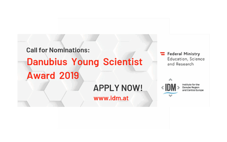CALL FOR NOMINATIONS – DANUBIUS YOUNG SCIENTIST AWARD 2019