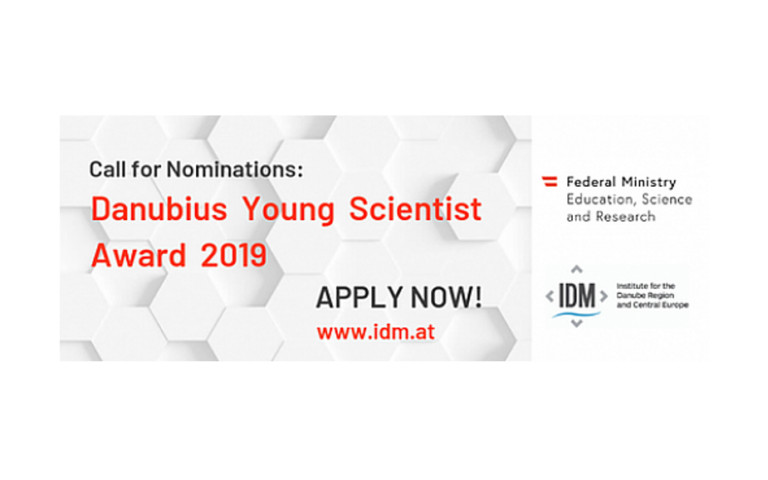 CALL FOR NOMINATIONS – DANUBIUS YOUNG SCIENTIST AWARD 2019