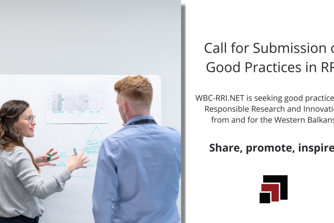 Call for Submission of Good Practices in RRI from and for the Western Balkans